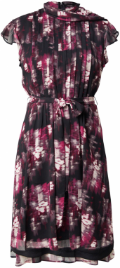 DKNY Šaty  svetlofialová / burgundská / čierna / biela