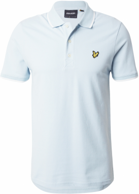 Lyle & Scott Tričko  svetlomodrá / biela