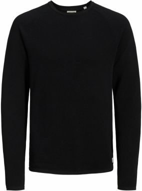 JACK & JONES Sveter 'JWHHILL'  čierna