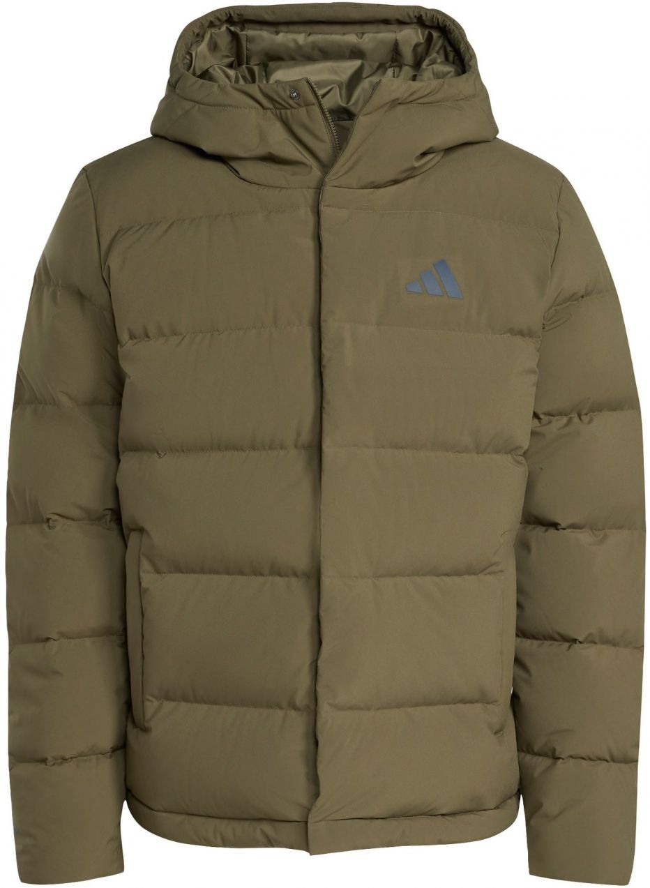 ADIDAS SPORTSWEAR Športová bunda 'Helionic'  tmavosivá / olivová