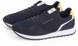 TOMMY HILFIGER Nízke tenisky  námornícka modrá / žltá / biela