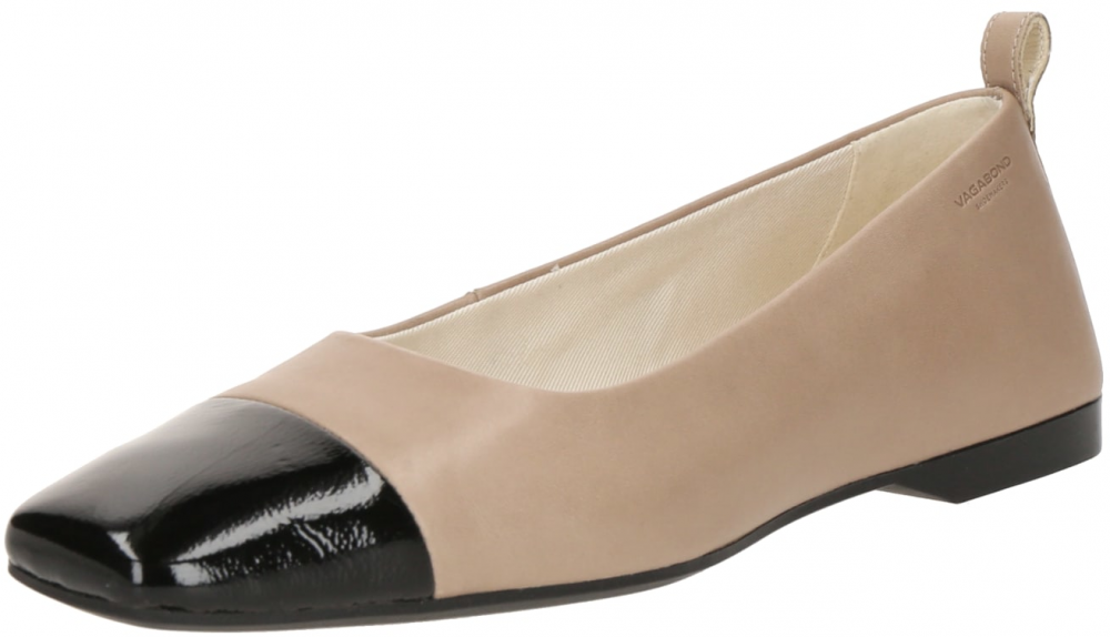 VAGABOND SHOEMAKERS Baleríny 'DELIA'  kapučíno / čierna