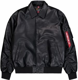 ALPHA INDUSTRIES Prechodná bunda  čierna
