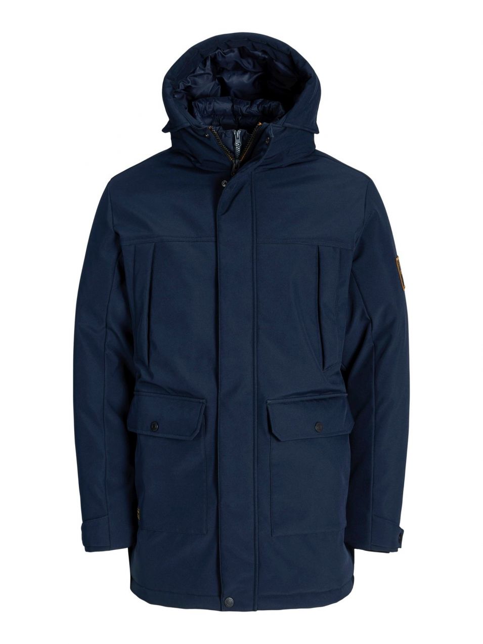 JACK & JONES Prechodná parka 'JJFINN'  tmavomodrá