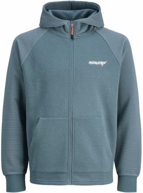 JACK & JONES Tepláková bunda 'JJTHATCHER'  dymovo modrá