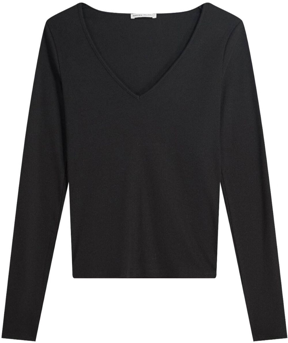 Bershka Tričko  čierna
