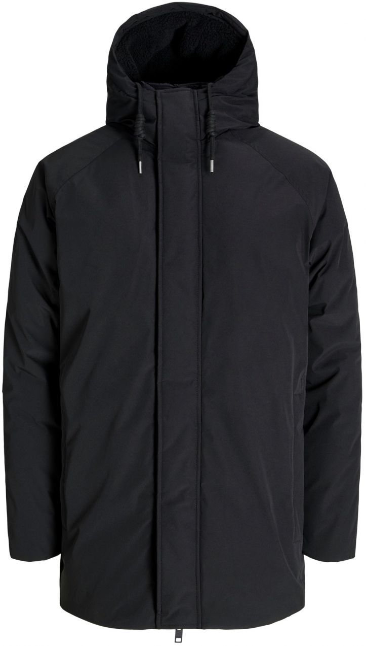 JACK & JONES Zimná parka 'JJEWOOD'  čierna