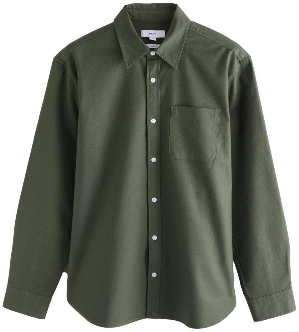 Next Košeľa  tmavozelená