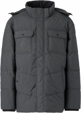 Jack & Jones Plus Zimná bunda 'JJMORGAN'  tmavosivá