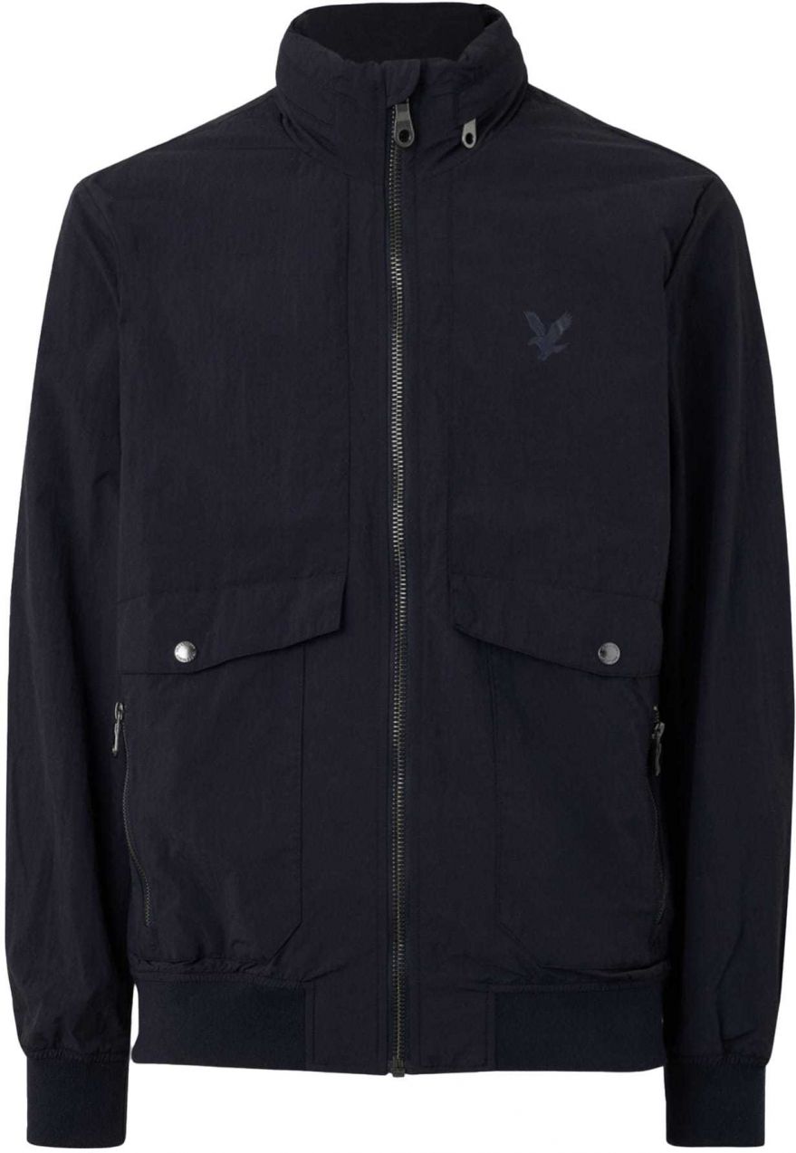 Lyle & Scott Prechodná bunda 'CRINKLE'  námornícka modrá