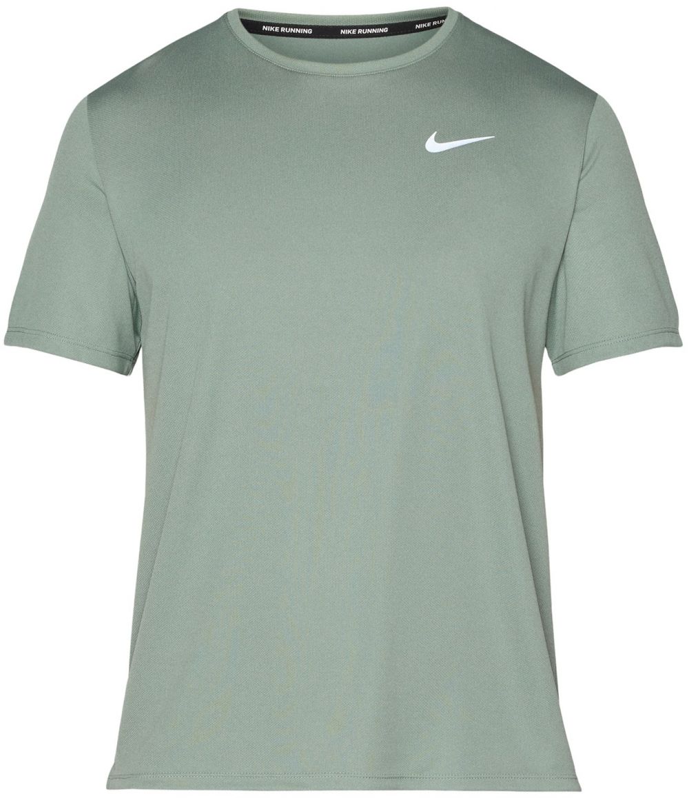 NIKE Funkčné tričko 'Miler'  pastelovo zelená / biela