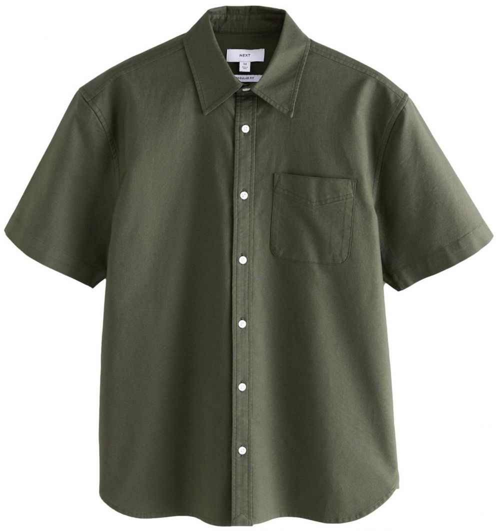 Next Košeľa 'Oxford'  tmavozelená