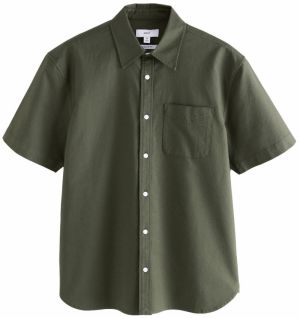 Next Košeľa 'Oxford'  tmavozelená