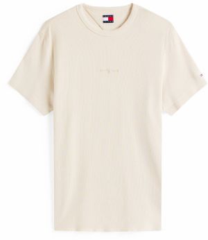 Tommy Jeans Tričko  piesková