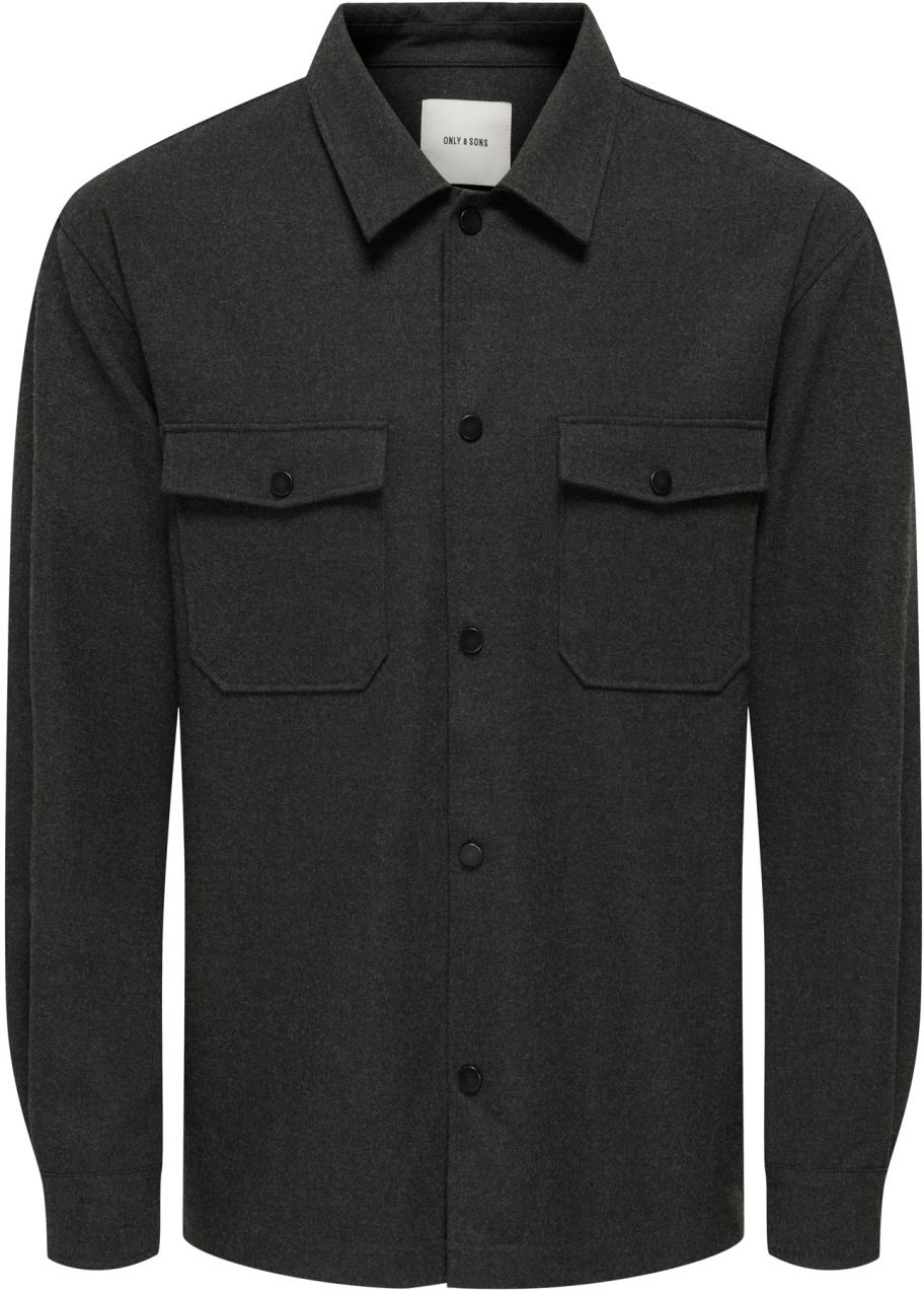 Only & Sons Prechodná bunda 'ONSMARK'  tmavosivá