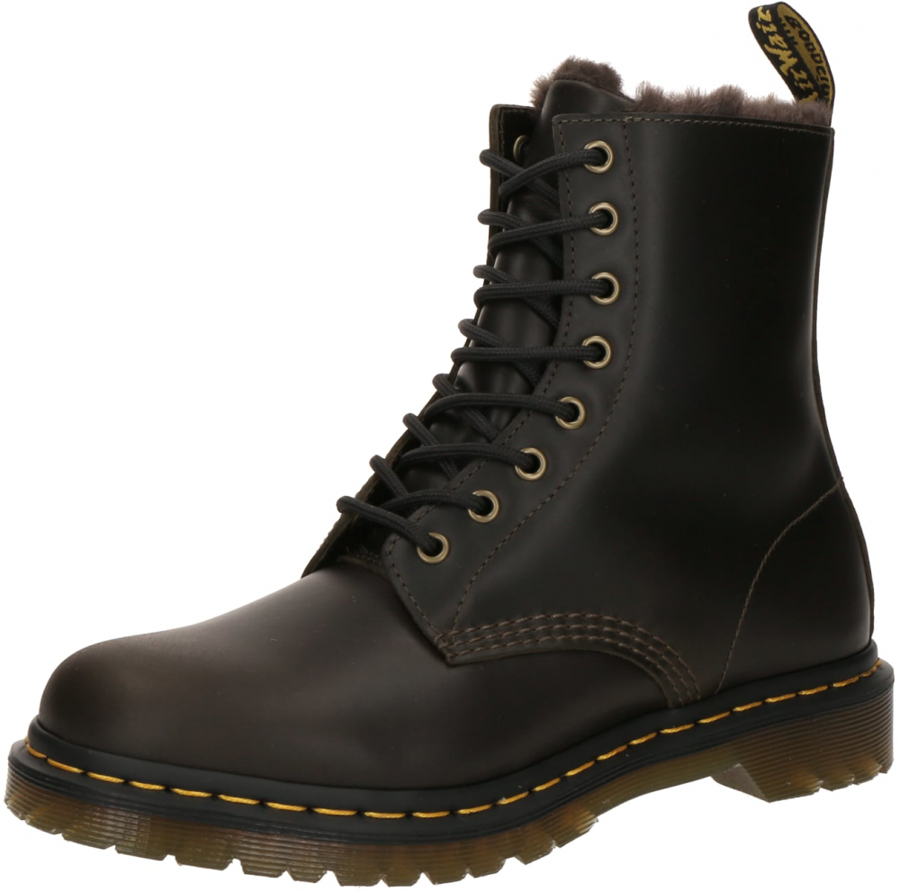 Dr. Martens Šnurovacie členkové čižmy '1460 Serena'  tmavohnedá