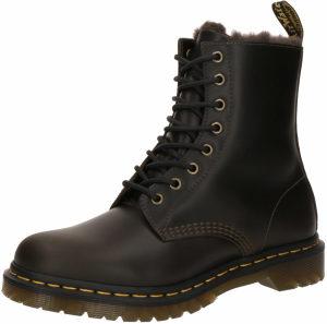 Dr. Martens Šnurovacie členkové čižmy '1460 Serena'  tmavohnedá