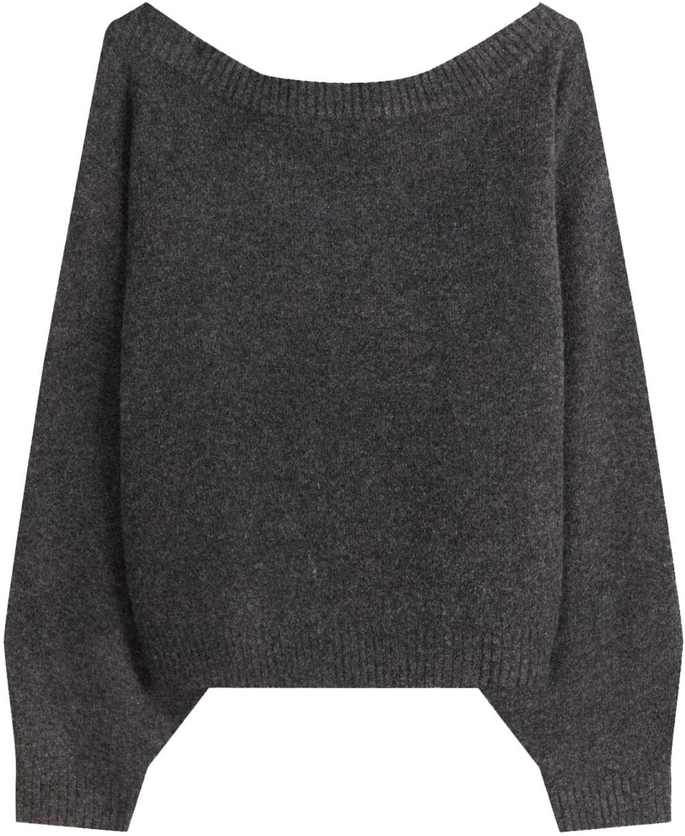 Bershka Sveter  antracitová