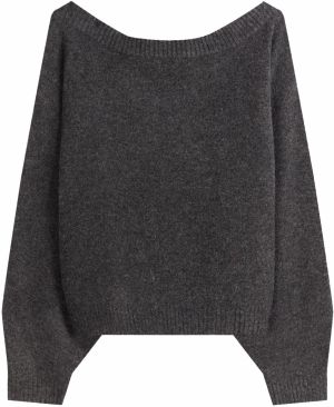 Bershka Sveter  antracitová