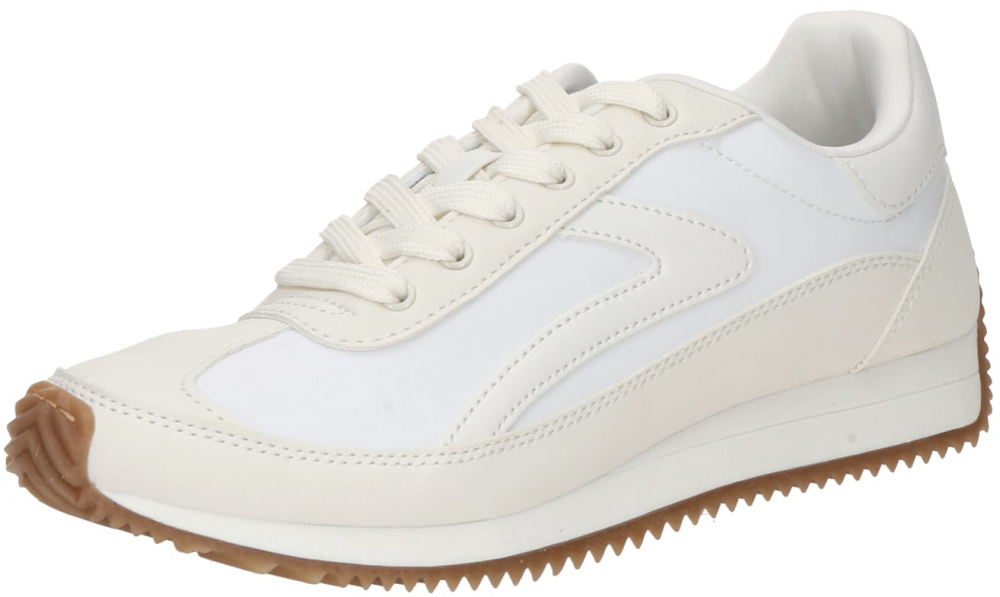 STEVE MADDEN Nízke tenisky 'Nellaa'  svetlobéžová / biela