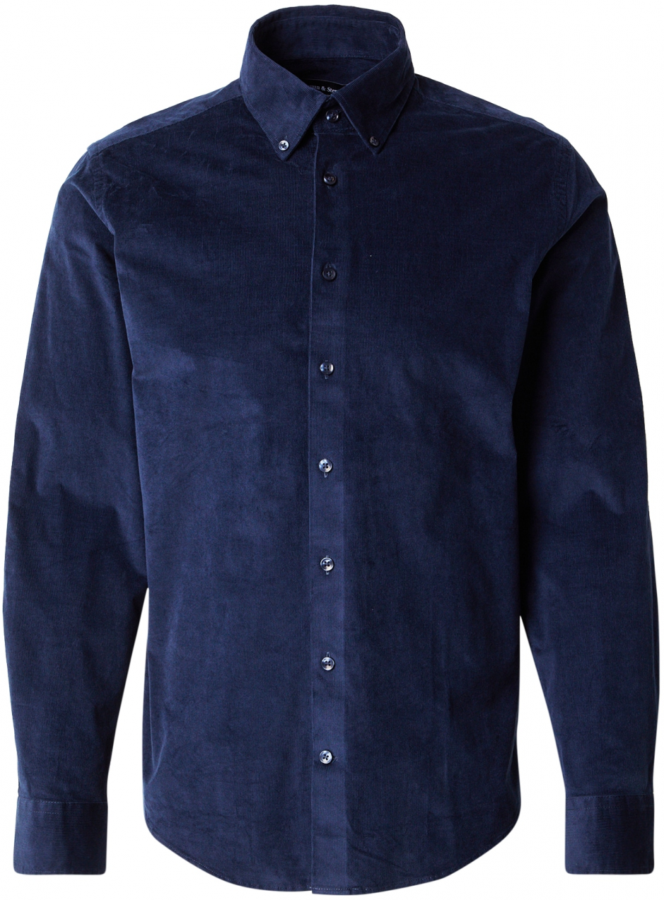 Bruun & Stengade Košeľa 'Monti'  námornícka modrá