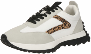 STEVE MADDEN Nízke tenisky 'Dasherr'  svetlosivá / oranžová / čierna / šedobiela