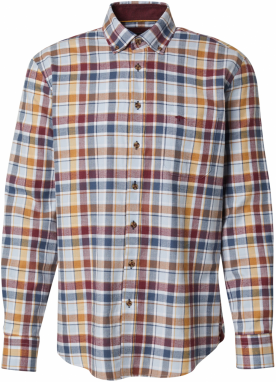 FYNCH-HATTON Košeľa  námornícka modrá / pastelovo modrá / žltá / burgundská