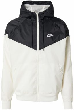 Nike Sportswear Športová bunda  béžová / čierna