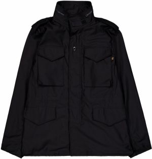 ALPHA INDUSTRIES Prechodná bunda  čierna / biela
