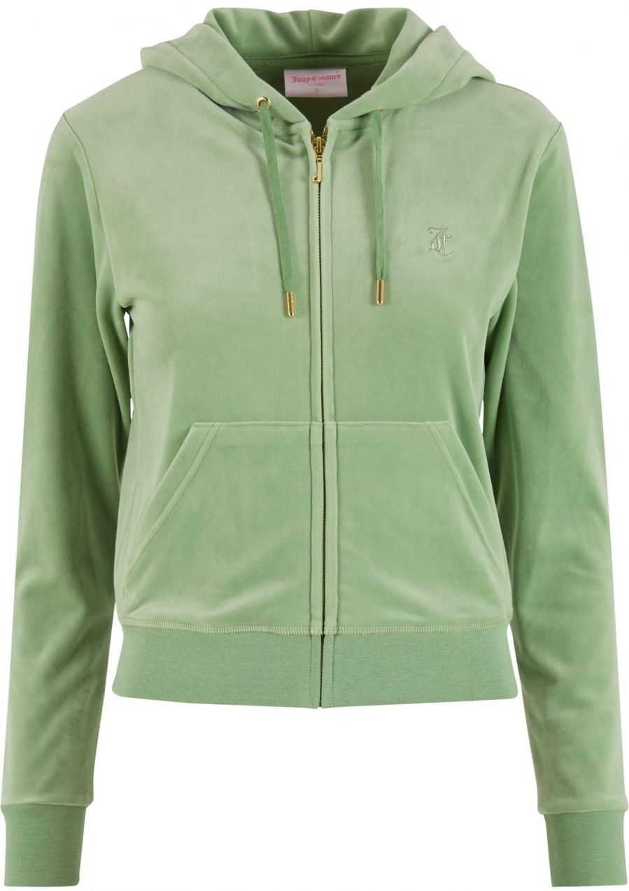 Juicy Couture Tepláková bunda 'Dach Addision'  svetlozelená