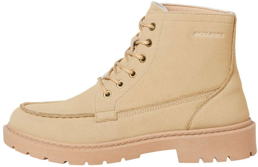 JACK & JONES Šnurovacie čižmy  tmavošedá
