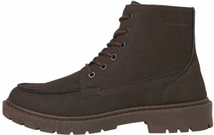 JACK & JONES Šnurovacie čižmy  tmavohnedá