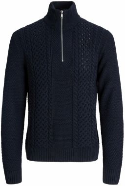 JACK & JONES Sveter 'JJPAUL'  tmavomodrá