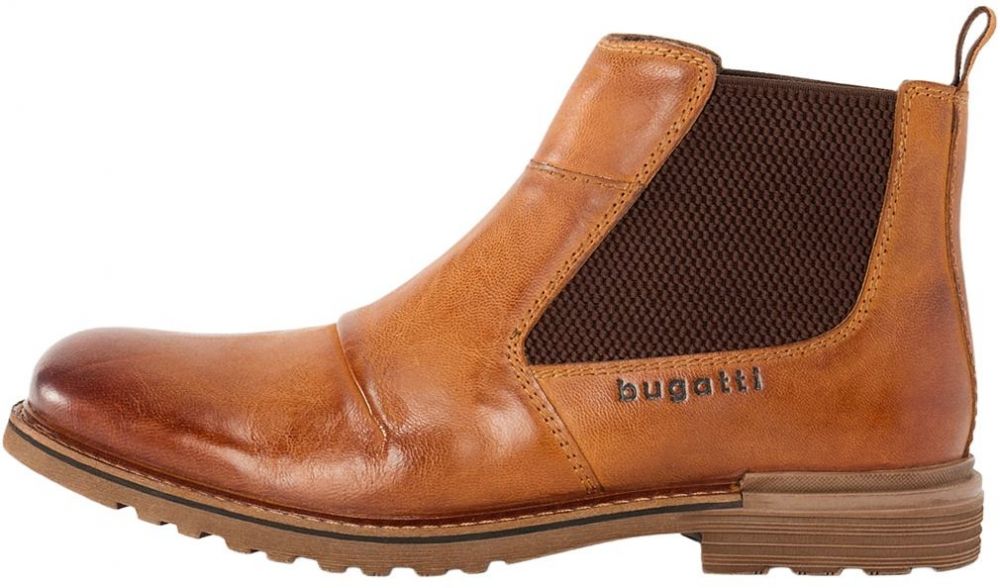 bugatti Chelsea čižmy  koňaková / tmavohnedá