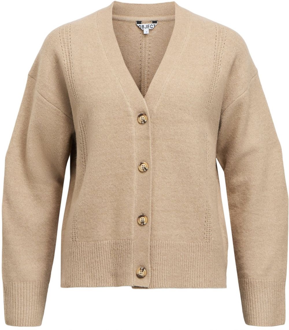 OBJECT Kardigán 'OBJJUNO'  béžová
