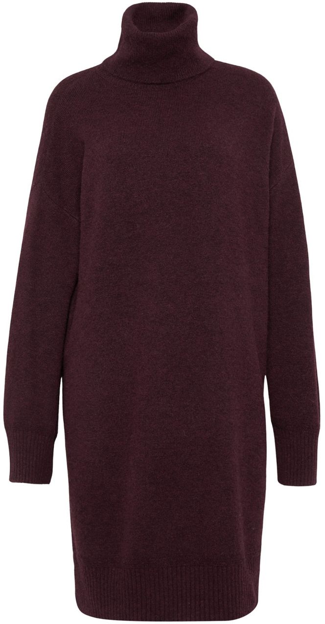Vero Moda Tall Pletené šaty 'VMAQUARIUS'  vínovo červená