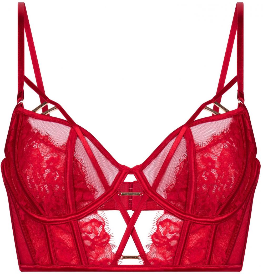 Hunkemöller Podprsenka 'NOEKI'  červená