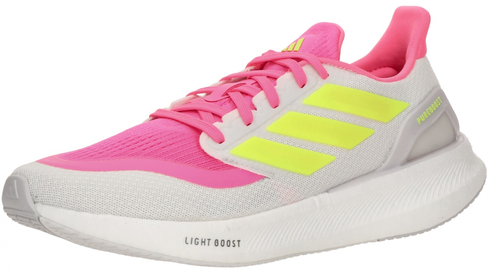 ADIDAS PERFORMANCE Bežecká obuv 'PUREBOOST 5'  neónovo žltá / svetlosivá / svetloružová