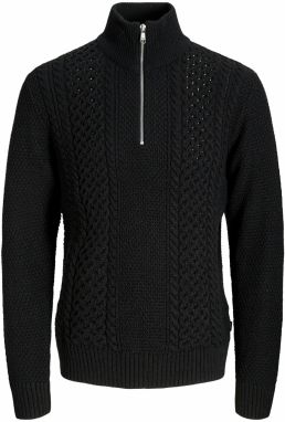 JACK & JONES Sveter 'JJPAUL'  čierna