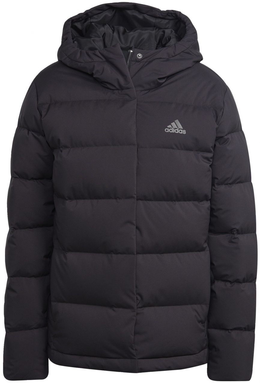 ADIDAS SPORTSWEAR Outdoorová bunda 'Helionic'  sivá / čierna