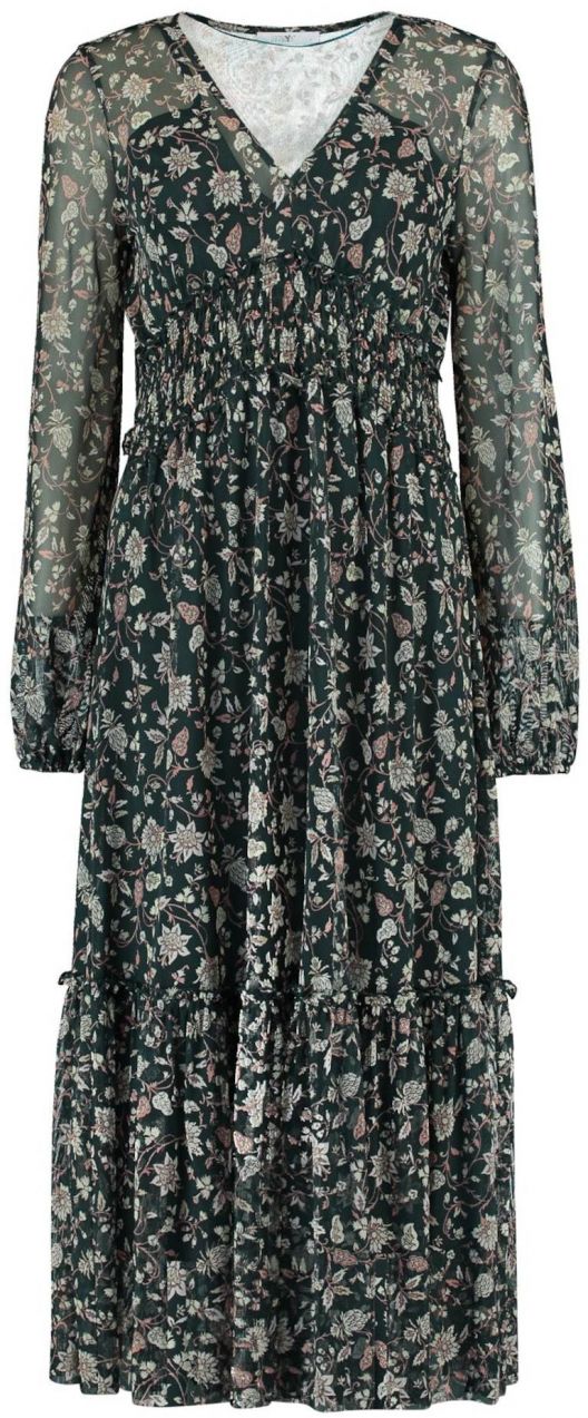 Hailys Šaty 'Shelly'  sivobéžová / jedľová / pastelovo zelená / púdrová