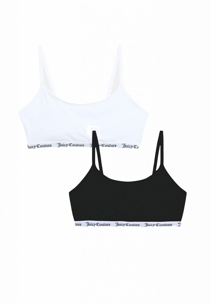 Juicy Couture Podprsenka  čierna / biela