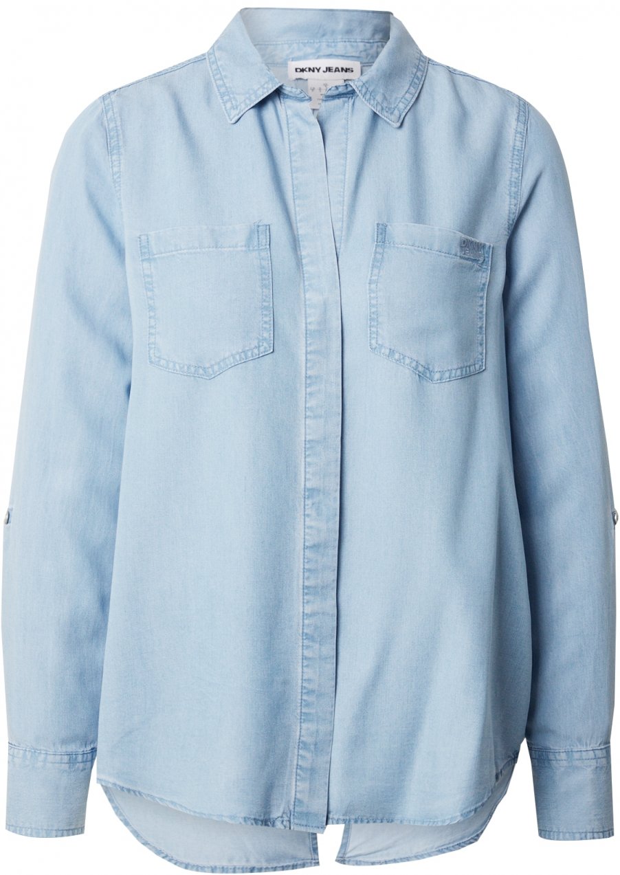 DKNY Blúzka  svetlomodrá