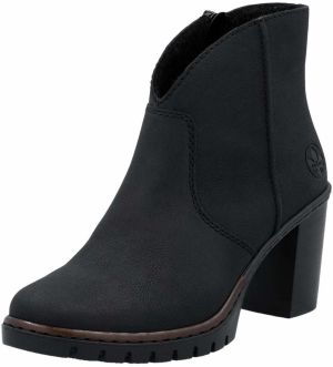 Rieker Členkové čižmy  čierna