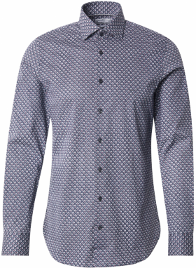 Michael Kors Košeľa  tmavomodrá / merlotová / šedobiela