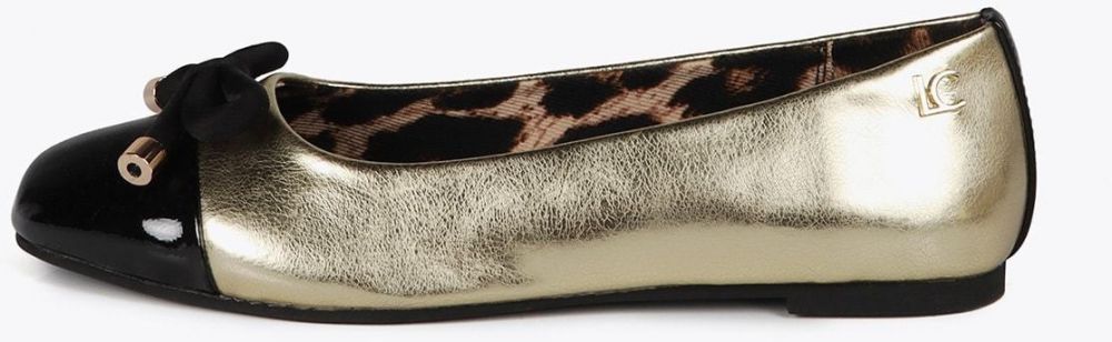 Lola Casademunt Baleríny  zlatá / čierna