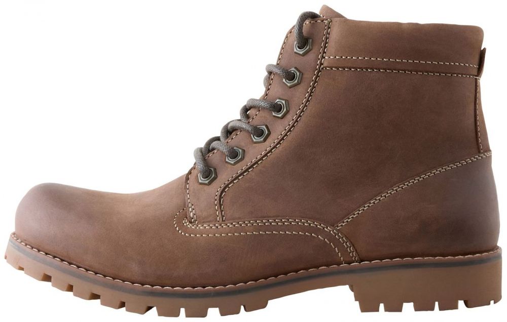 Next Šnurovacie čižmy  hnedá