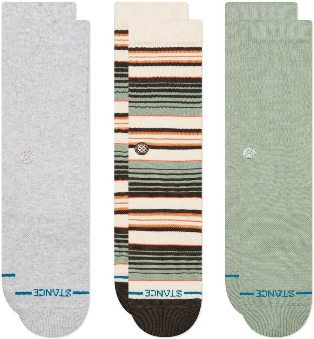 Stance Ponožky 'REPETEUR CREW'  béžová / svetlosivá / svetlozelená / čierna
