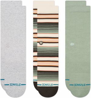 Stance Ponožky 'REPETEUR CREW'  béžová / svetlosivá / svetlozelená / čierna