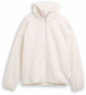 TOM TAILOR DENIM Sveter  šedobiela